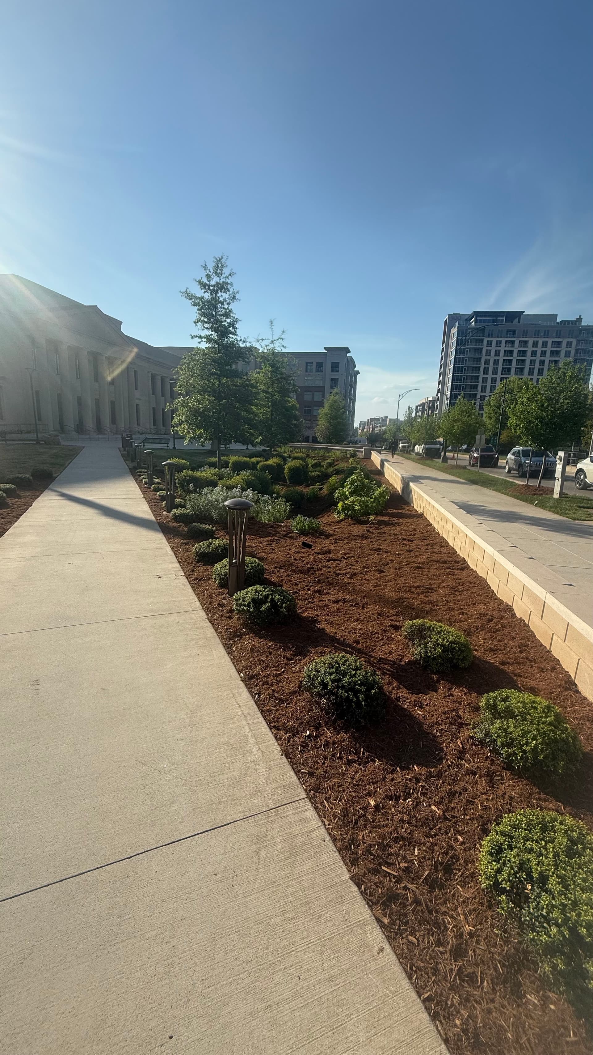 Gallery photos for Premium Mulch Install at the Federal Courthouse in Charlotte: Image #3