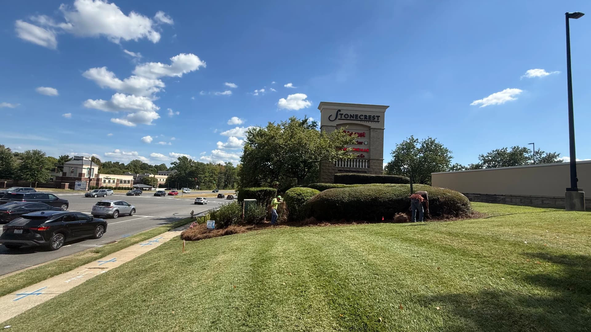 Commercial Landscaping at Stonecrest Shopping Center Charlotte image