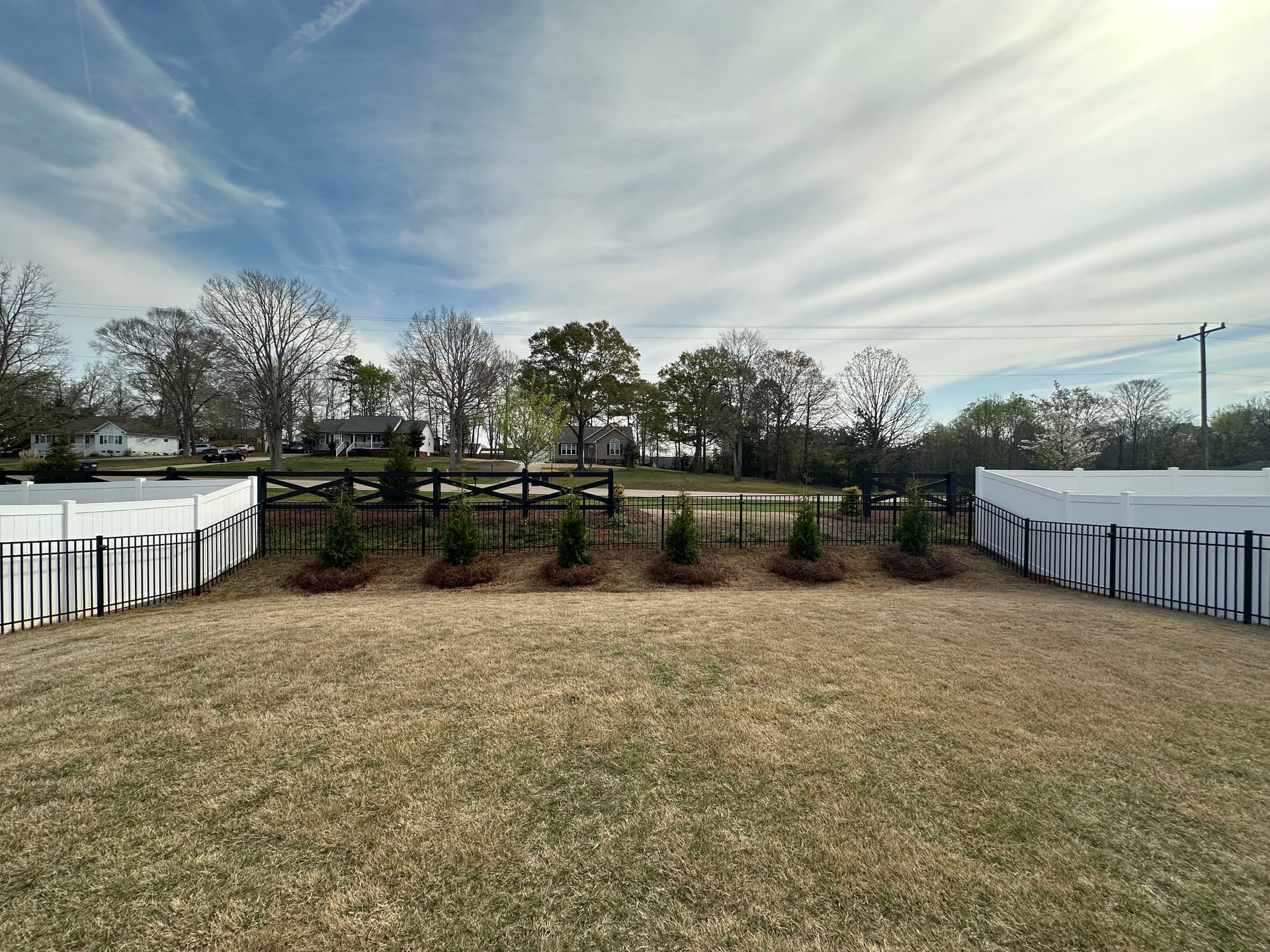 Gallery photos for From Winter to Spring Transformation in Backyard Landscaping: Image #1